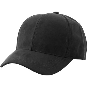 Suede cap Orion, Black