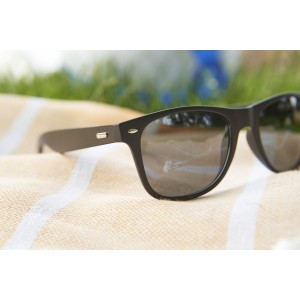 ABS and bamboo sunglasses Jaxon, black (Sunglasses)