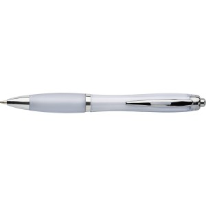 ABS ballpen Newport, white (Plastic pen)