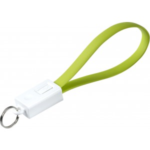 ABS charging cable Pierre, lime (Eletronics cables, adapters)