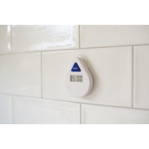 ABS digital shower timer Kendrick, white (Bathing sets)