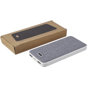 Recycled ABS power bank Tovi, white