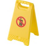 ABS warning sign Elora, yellow (7474-06)