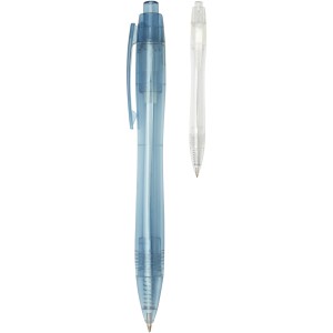 Alberni RPET ballpoint pen, Transparent clear (Metallic pen)