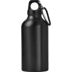 Aluminium bottle Santiago, black (7552-01)