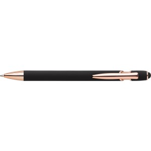 Aluminium ballpen Anthony, black