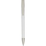 Ana recycled plastic ballpoint pen, White (10793001)