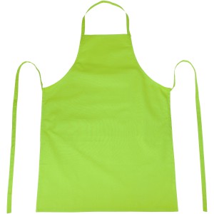 Reeva 100% cotton apron with tie-back closure, Lime (Apron)