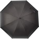 Automatic pongee (190T) umbrella, black (8984-01)