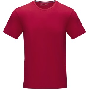 Azurite short sleeve men's  organic t-shirt, Red (T-shirt, 90-100% cotton)