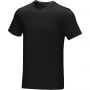 Azurite short sleeve men's  organic t-shirt, Solid black