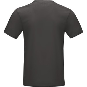 Azurite short sleeve men's  organic t-shirt, Storm grey (T-shirt, 90-100% cotton)