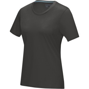 Azurite short sleeve women's GOTS organic t-shirt, Storm grey (T-shirt, 90-100% cotton)