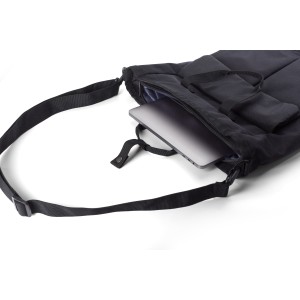 Polyester (900D) shoulder bag Dean, Black (Backpacks)