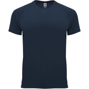 Bahrain short sleeve kids sports t-shirt, Navy Blue (T-shirt, mixed fiber, synthetic)