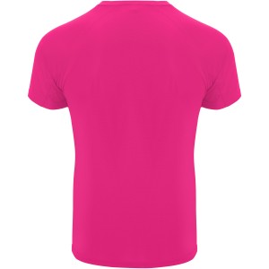 Bahrain short sleeve kids sports t-shirt, Pink Fluor (T-shirt, mixed fiber, synthetic)