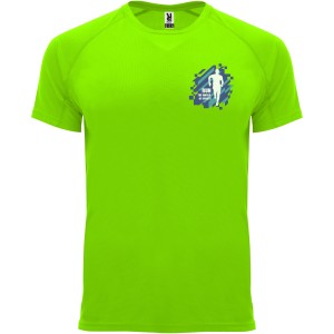 Bahrain short sleeve men's sports t-shirt, Fluor Green (T-shirt, mixed fiber, synthetic)