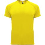 Bahrain short sleeve men's sports t-shirt, Yellow (R04071B)