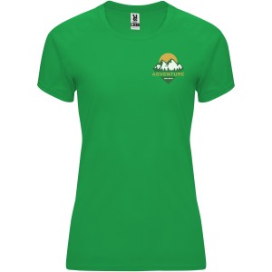 Bahrain short sleeve women's sports t-shirt, Green Fern (T-shirt, mixed fiber, synthetic)