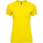 Bahrain short sleeve women's sports t-shirt, Yellow (R04081B)