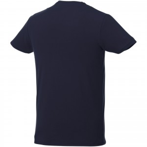 Balfour short sleeve men's organic t-shirt, Navy (T-shirt, 90-100% cotton)