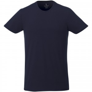 Balfour short sleeve men's organic t-shirt, Navy (T-shirt, 90-100% cotton)