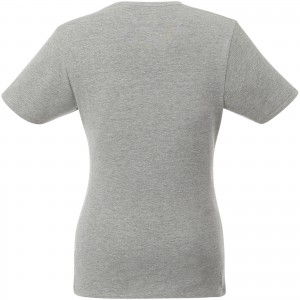 Balfour short sleeve women's organic t-shirt, Grey melange (T-shirt, 90-100% cotton)