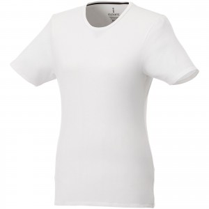 Balfour short sleeve women's organic t-shirt, White (T-shirt, 90-100% cotton)