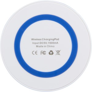 Freal wireless charging pad, White,Royal blue (Powerbanks)