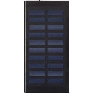 Stellar 8000 mAh solar power bank, solid black (Powerbanks)