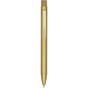 Beatriz recycled brass ballpoint pen, Gold (Metallic pen)