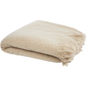 Ivy RPET mohair blanket, Beige (Blanket)