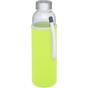 Bodhi 500 ml glass sport bottle, Lime green (Sport bottles)