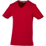 Bosey short sleeve men's v-neck t-shirt, Dark red (3302128)