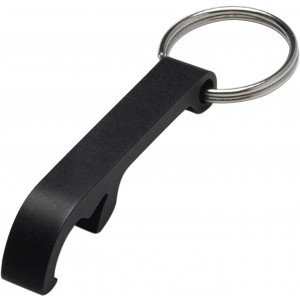 Metal 2-in-1 key holder Felix, black (Keychains)