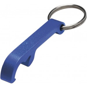 Metal 2-in-1 key holder Felix, blue (Keychains)