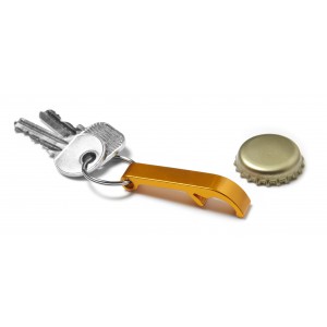 Metal 2-in-1 key holder Felix, orange (Keychains)