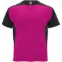 Bugatti short sleeve kids sports t-shirt, Fuchsia, Solid black