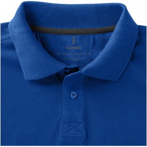 Calgary short sleeve men's polo, Blue (Polo shirt, 90-100% cotton)