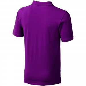 Calgary short sleeve men's polo, Plum (Polo shirt, 90-100% cotton)