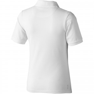 Calgary short sleeve women's polo, White (Polo shirt, 90-100% cotton)