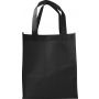 Nonwoven (80 gr/m2) shopping bag. Kira, black