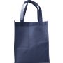 Nonwoven (80 gr/m2) shopping bag. Kira, blue