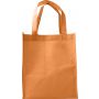 Nonwoven (80 gr/m2) shopping bag. Kira, orange