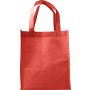 Nonwoven (80 gr/m2) shopping bag. Kira, red
