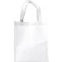 Nonwoven (80 gr/m2) shopping bag. Kira, white