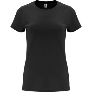 Capri short sleeve women's t-shirt, Black