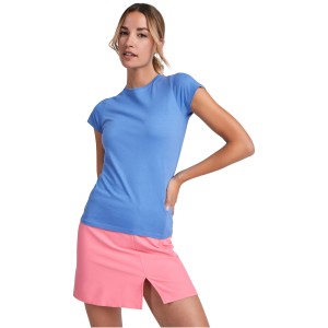 Capri short sleeve women's t-shirt, Sand (T-shirt, 90-100% cotton)