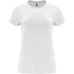 Capri short sleeve women's t-shirt, White (R66831Z)