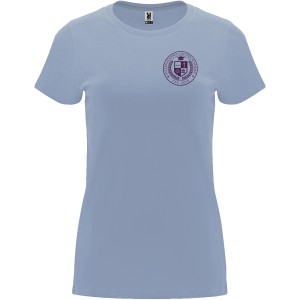 Capri short sleeve women's t-shirt, Zen Blue (T-shirt, 90-100% cotton)